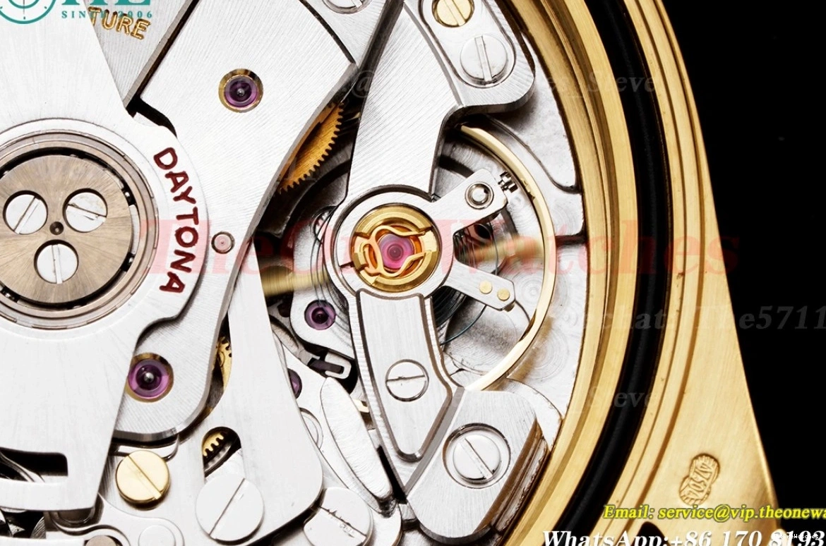 YG KING RU Daytona 116518 Dial 40mm Black SA4130 0323